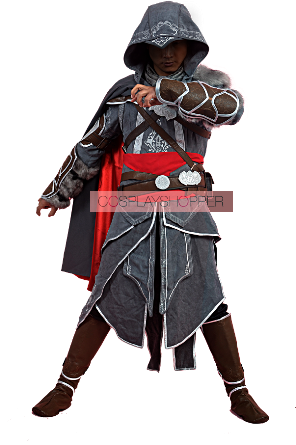 Zoom - Ezio Assassin's Creed Revelations Costume Clipart (650x982), Png Download