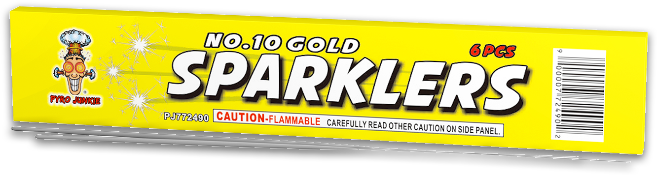 #10 Gold Sparkler Clipart (1332x356), Png Download