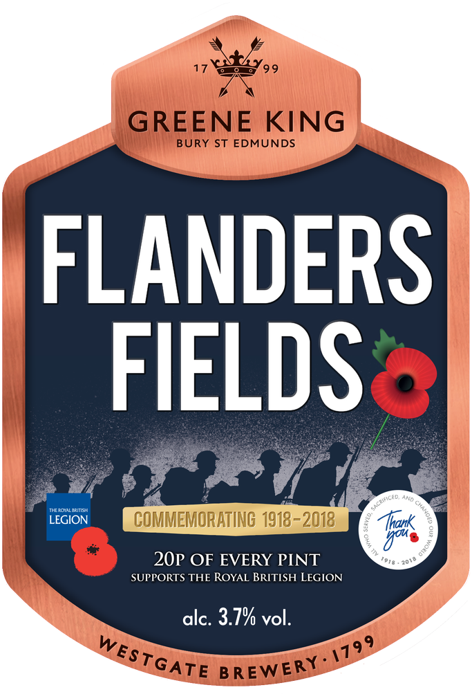 20p From Every Pint Sold Will Be Donated To The Royal - Greene King Clipart (1105x1200), Png Download