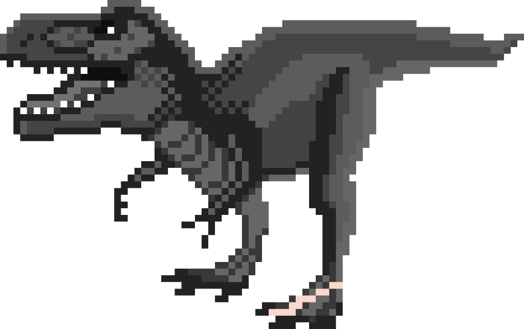 Trex Sticker - Velociraptor Clipart (1024x643), Png Download