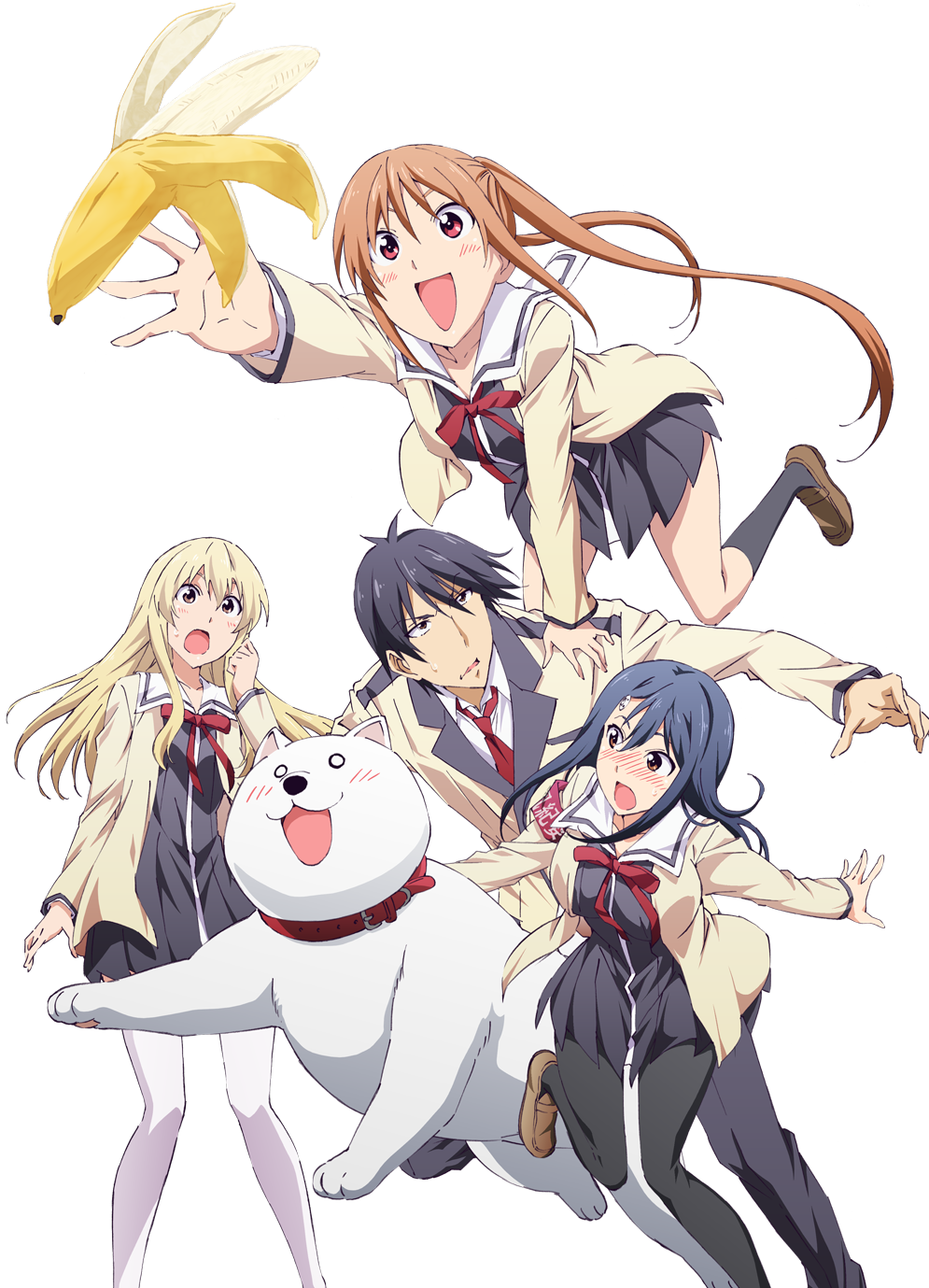 865 Kb Png - Aho Girl Clipart (995x1379), Png Download