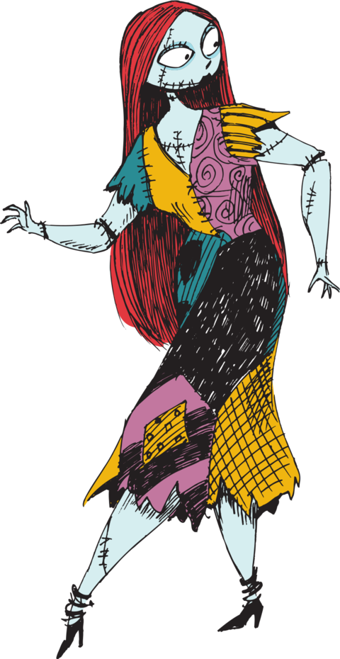 Nightmare Before Christmas Wallpaper - Cartoon Nightmare Before Christmas Characters Clipart (480x930), Png Download