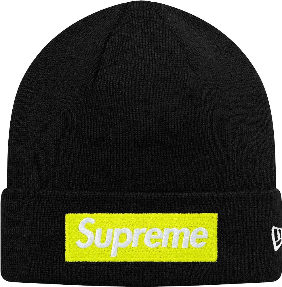 Supreme Fw17 Box Logo Beanie - Supreme New Era Box Logo Beanie Clipart (1400x1000), Png Download