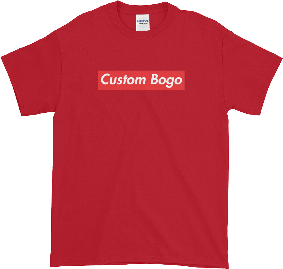 Custom Box Logo T-shirt - T-shirt Clipart (1000x1000), Png Download