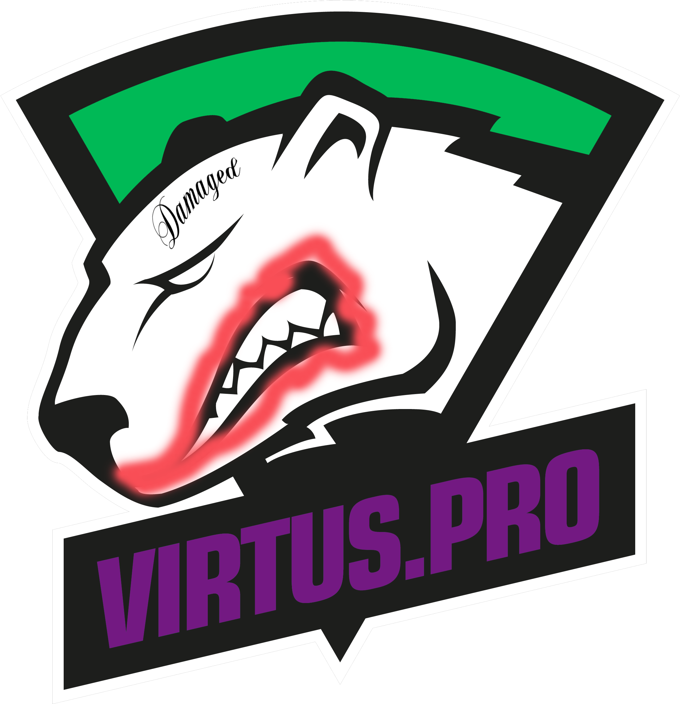 Virtus Pro's Temporary Color Change Prompts Memes From - Virtus Pro Logo Png Clipart (2481x2417), Png Download