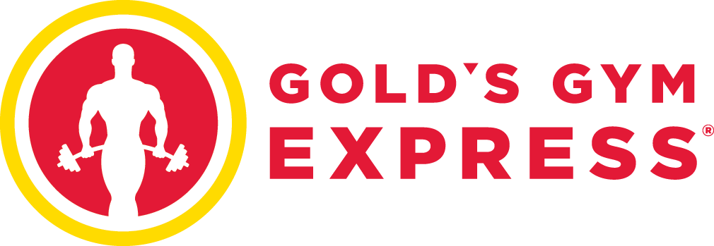 Goldsgymexpress - Gold's Gym Express Logo Clipart (1010x349), Png Download