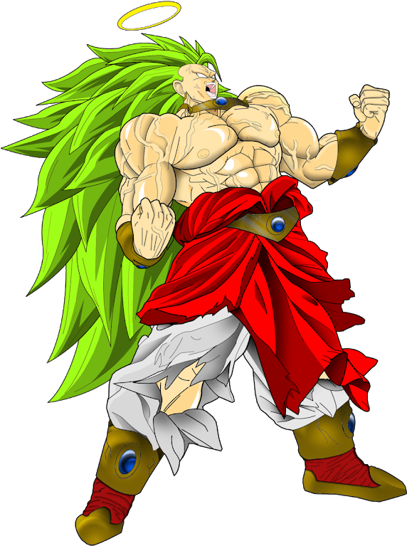 Broly Super Saiyajin 3 Clipart (571x800), Png Download