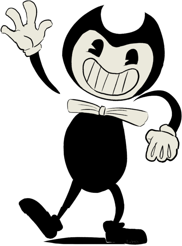 Bendy Gif Animado , Png Download - Bendy And The Ink Machine Clipart (585x790), Png Download