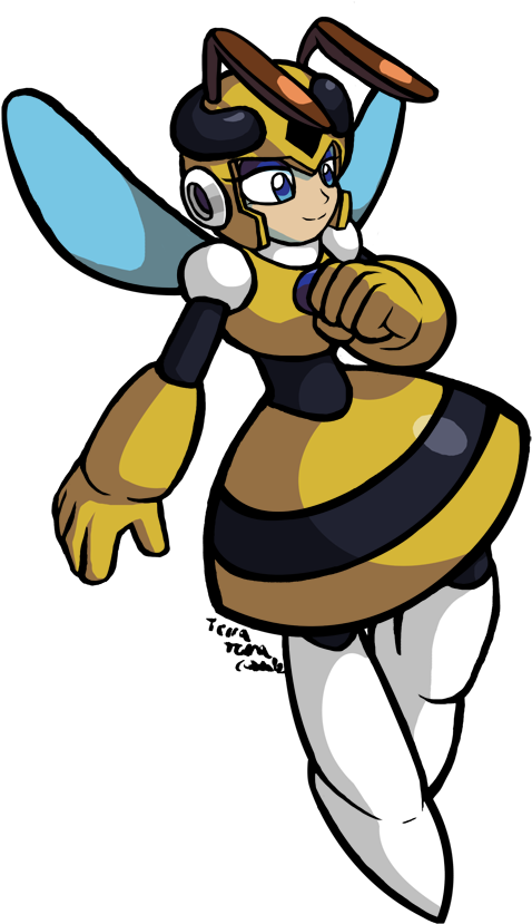 Honey Woman By Terraterracotta - Megaman 9 Honey Woman Clipart (478x829), Png Download