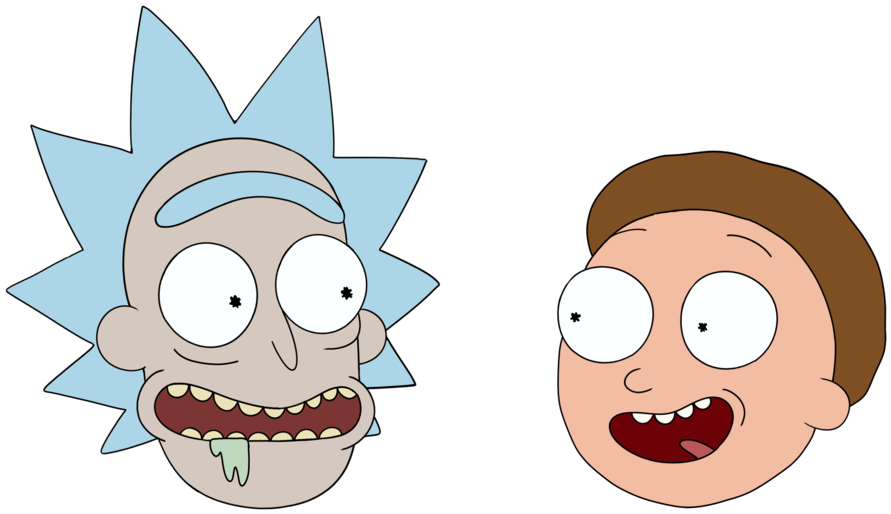 Rick Sanchez Face Transparent - Rick Sanchez Head Transparent Clipart (1024x691), Png Download