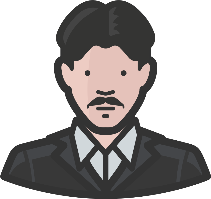 Download Svg Download Png - Nikola Tesla Icon Clipart (1024x1024), Png Download