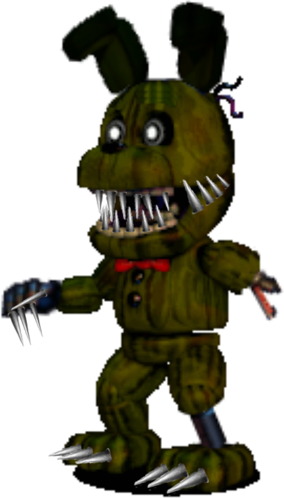 Adventure Phantom Nightmare Bonnie Clipart (554x970), Png Download