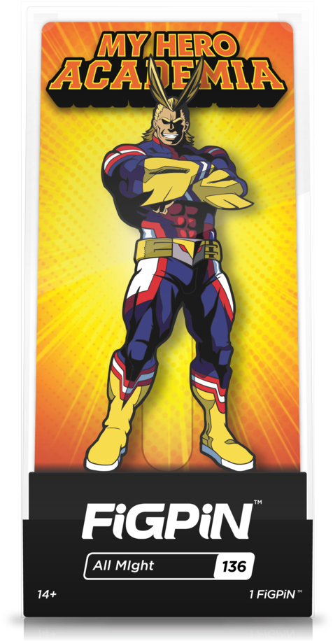All Might - Dragon Ball Super Figpin Clipart (585x1024), Png Download