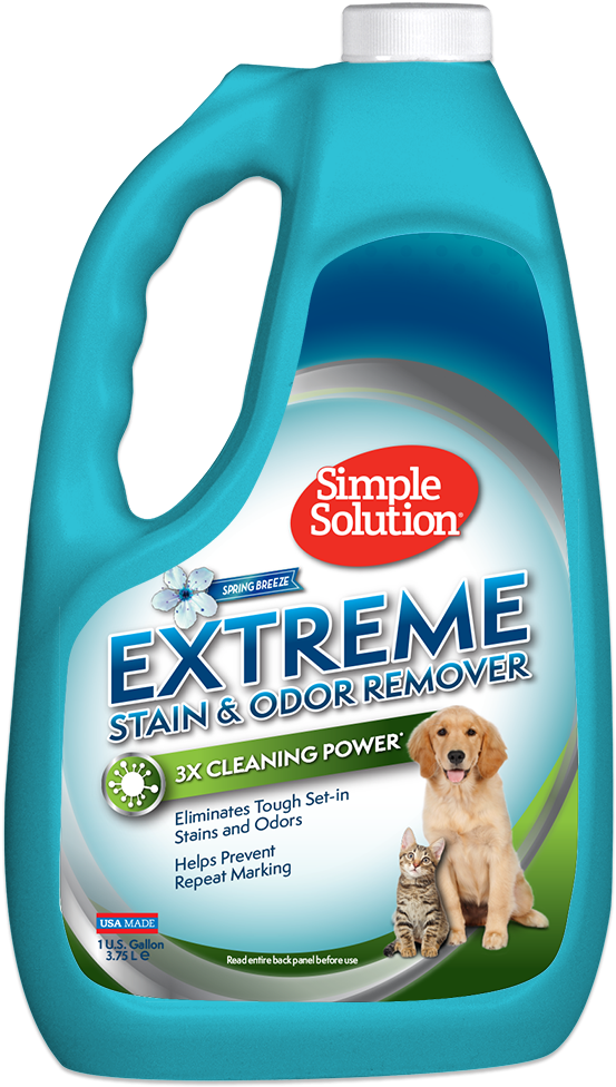 Simple Solution Extreme Spring Breeze Pet Stain & Odor - Companion Dog Clipart (1000x1000), Png Download