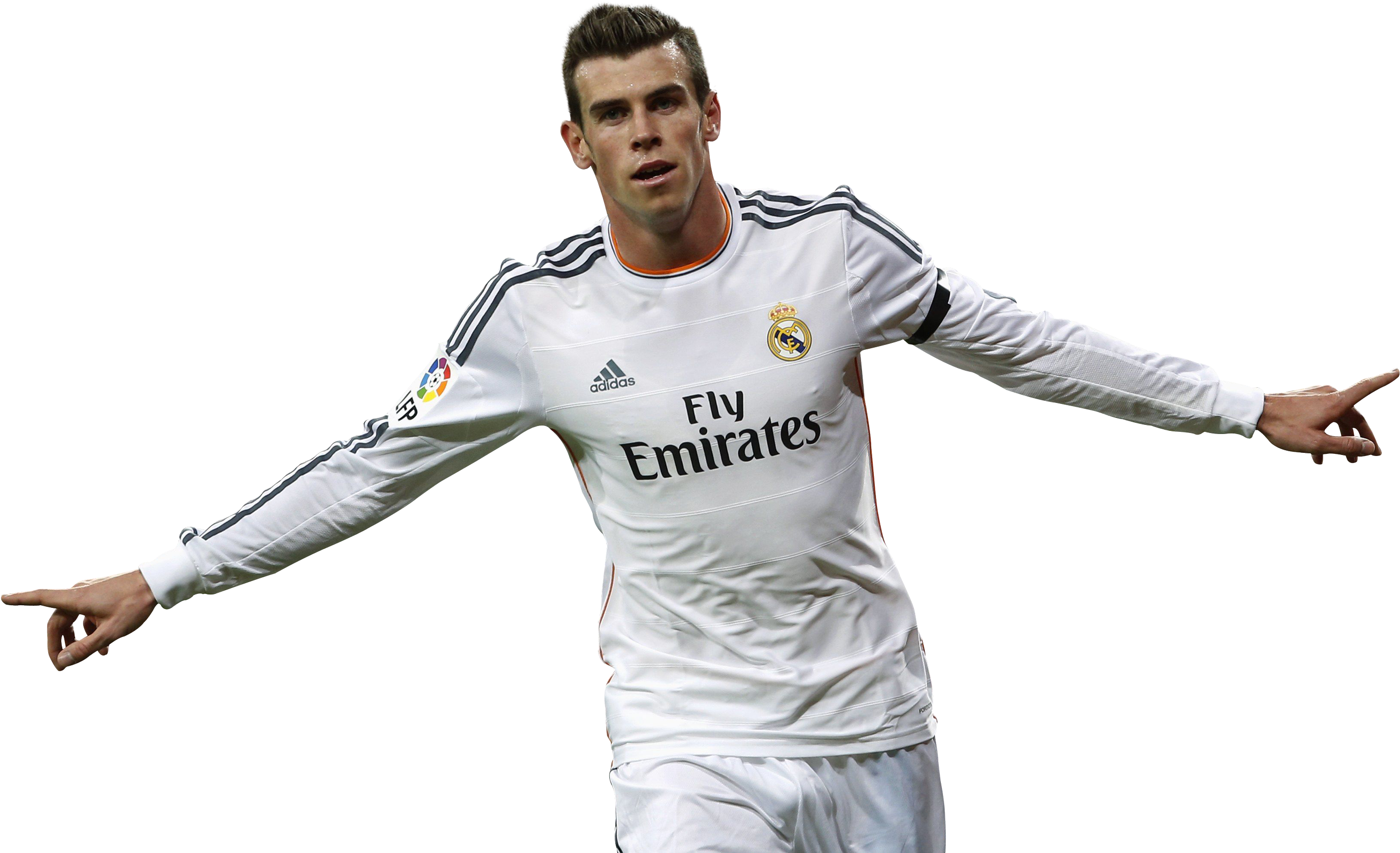 Gareth Bale Png Transparent Image - Real Madrid Player Png Clipart (2700x1677), Png Download