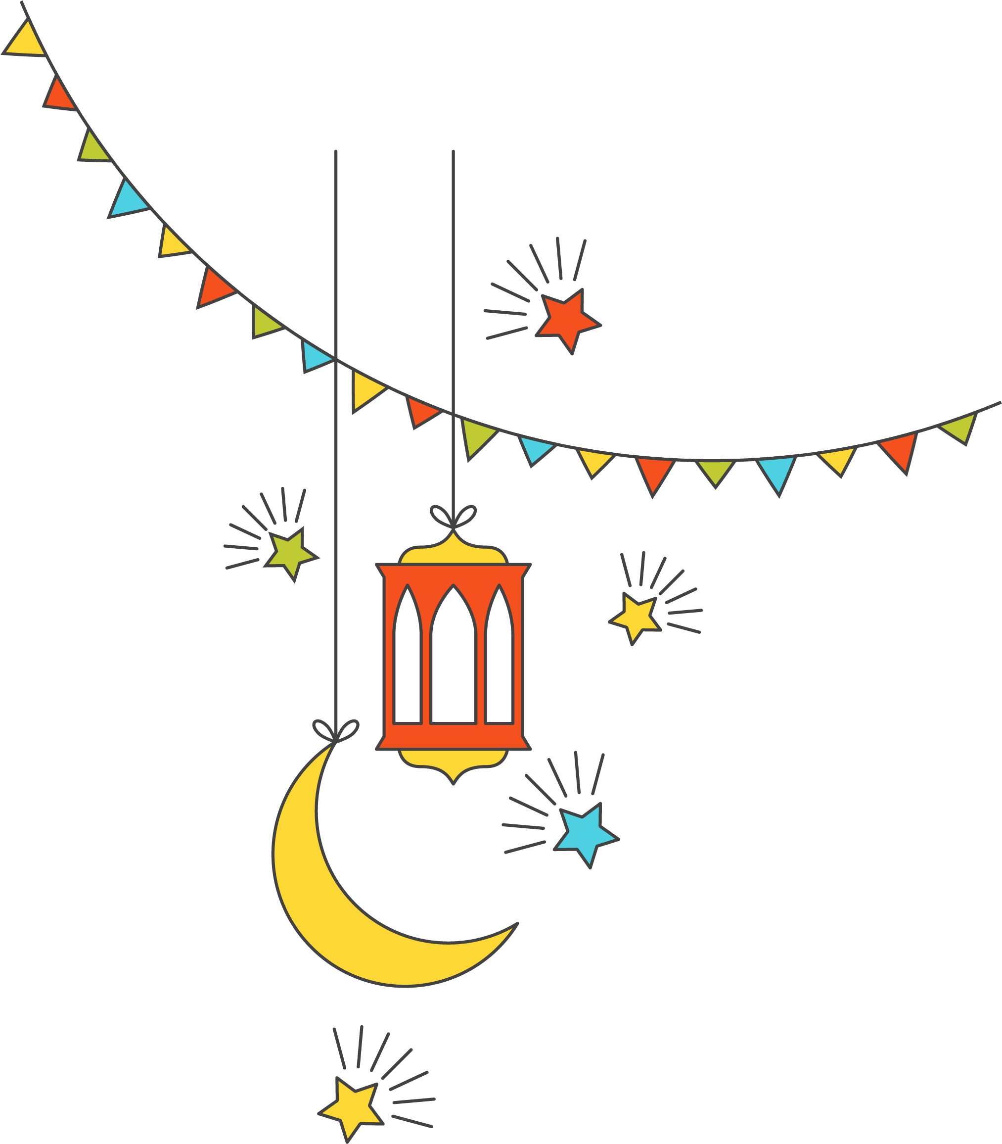 Vector Download Eid Al Adha Religion Clip Art Flat - Islamic New Year Png Transparent Png (2026x2312), Png Download