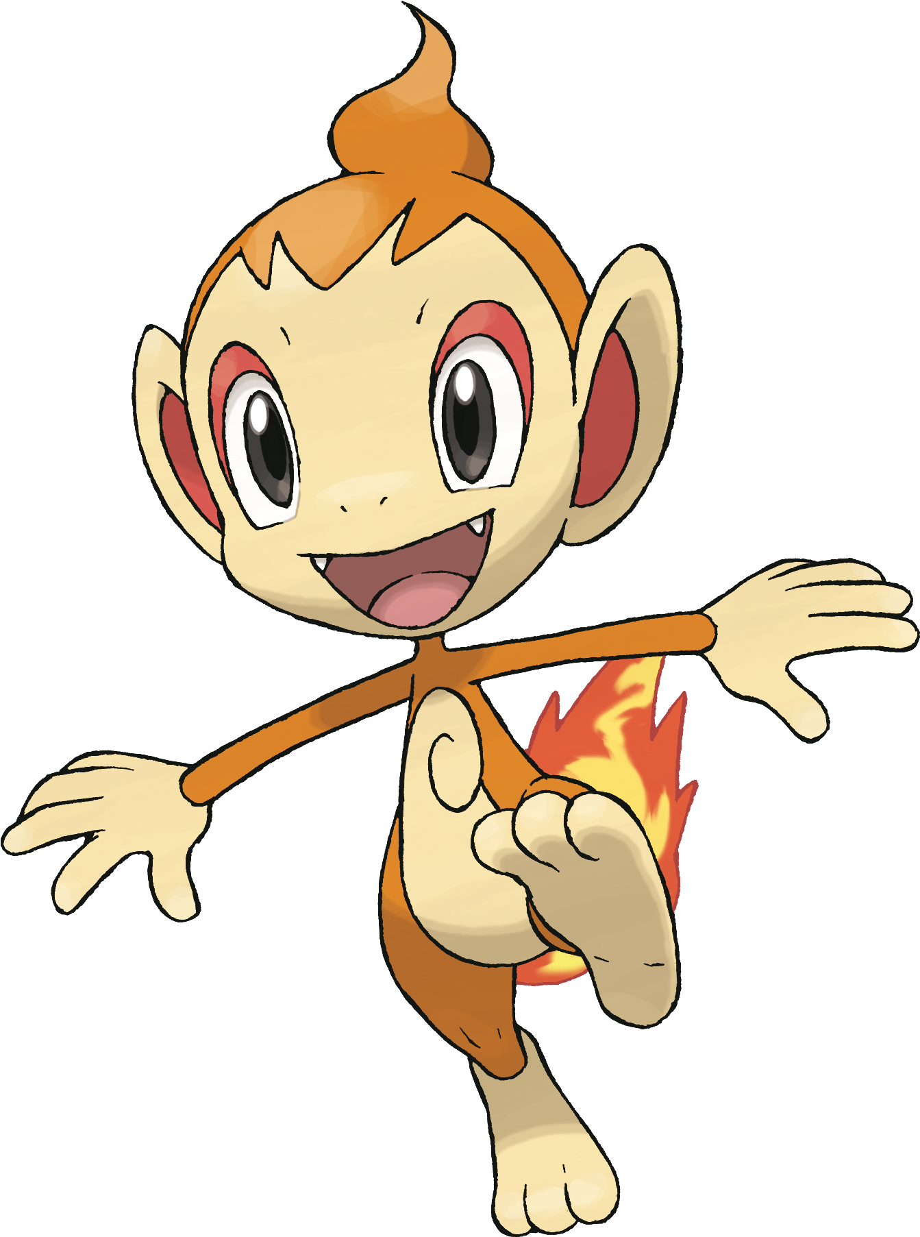 God Of War Clipart Cubone - Pokemon Chimchar - Png Download (1354x1823), Png Download