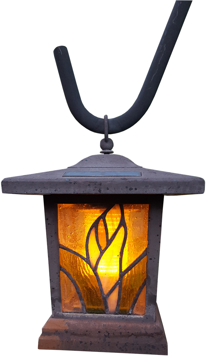 Hanging Lamp, Lamp, Tiffany, Glass, Colorful, Light - Old Hanging Lamp Png Clipart (478x720), Png Download