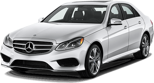 Luxury Mercedes E Class Taxi Service - E 350 2019 White Clipart (750x415), Png Download