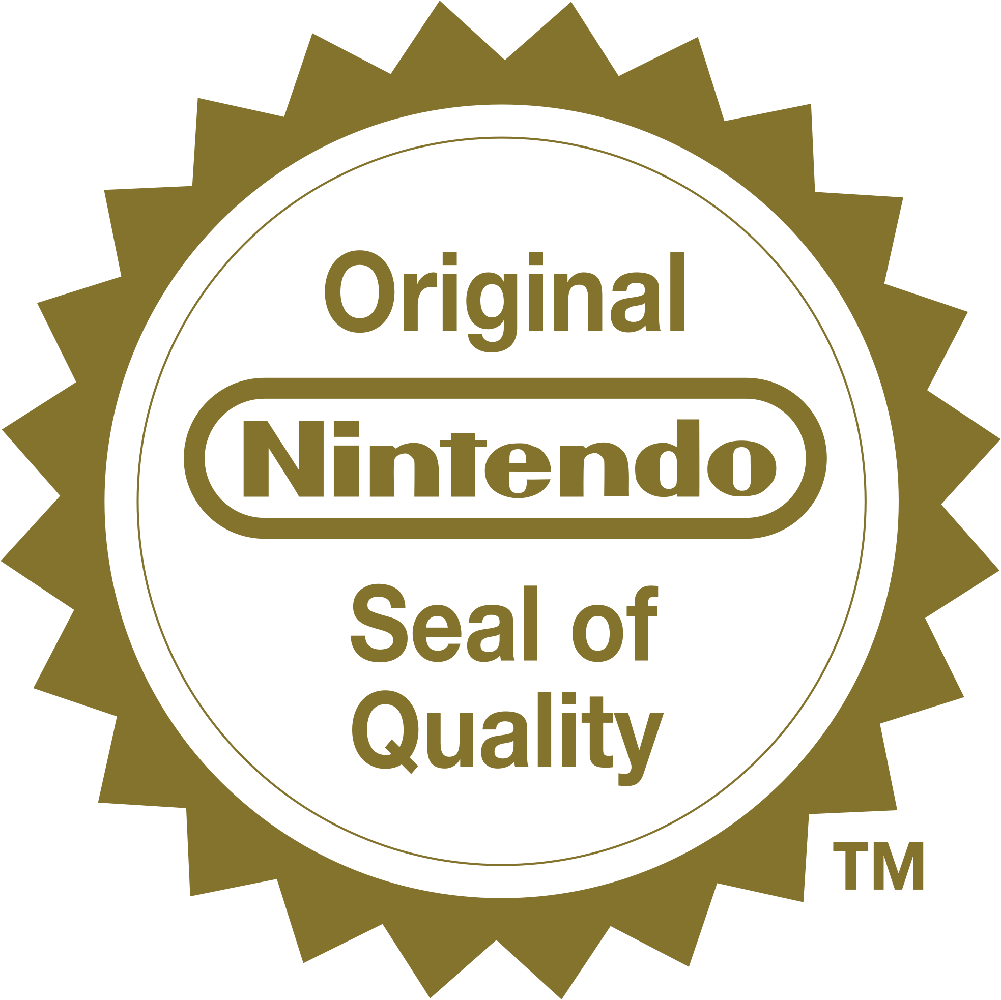 Free Png Download Original Nintendo Seal Of Quality - Nintendo Seal Of Quality Png Clipart (850x850), Png Download
