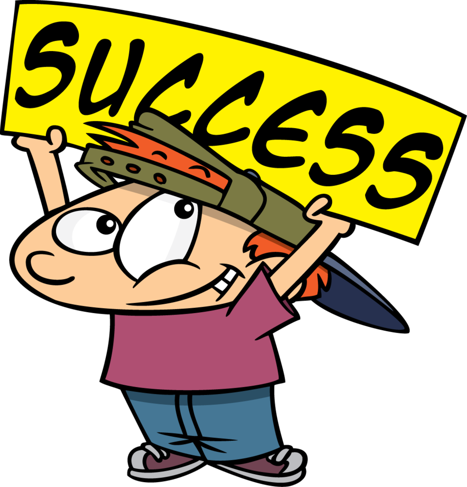 College Clipart College Success - Success Kids Clip Art - Png Download (958x1000), Png Download