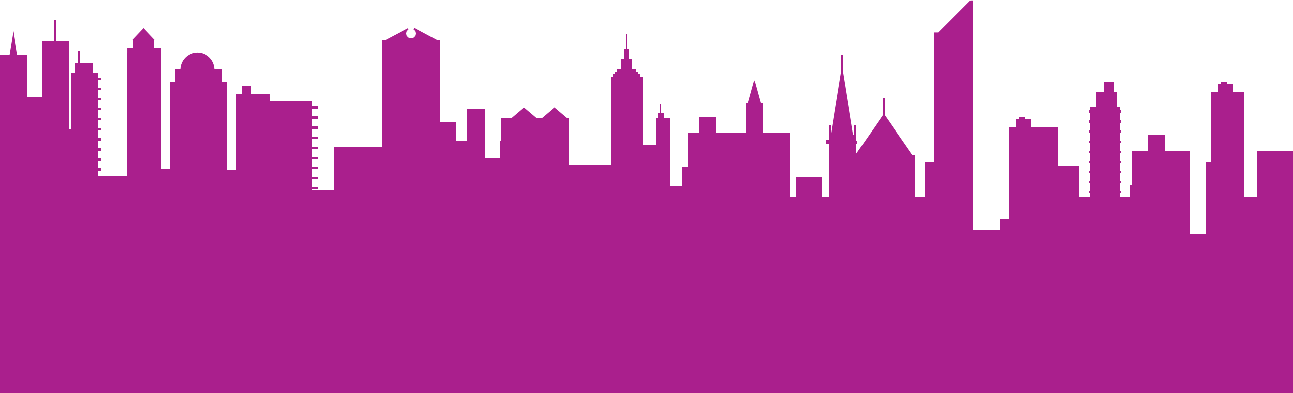 2574 X 783 12 - New York Skyline Sex And The City Clipart (2574x783), Png Download