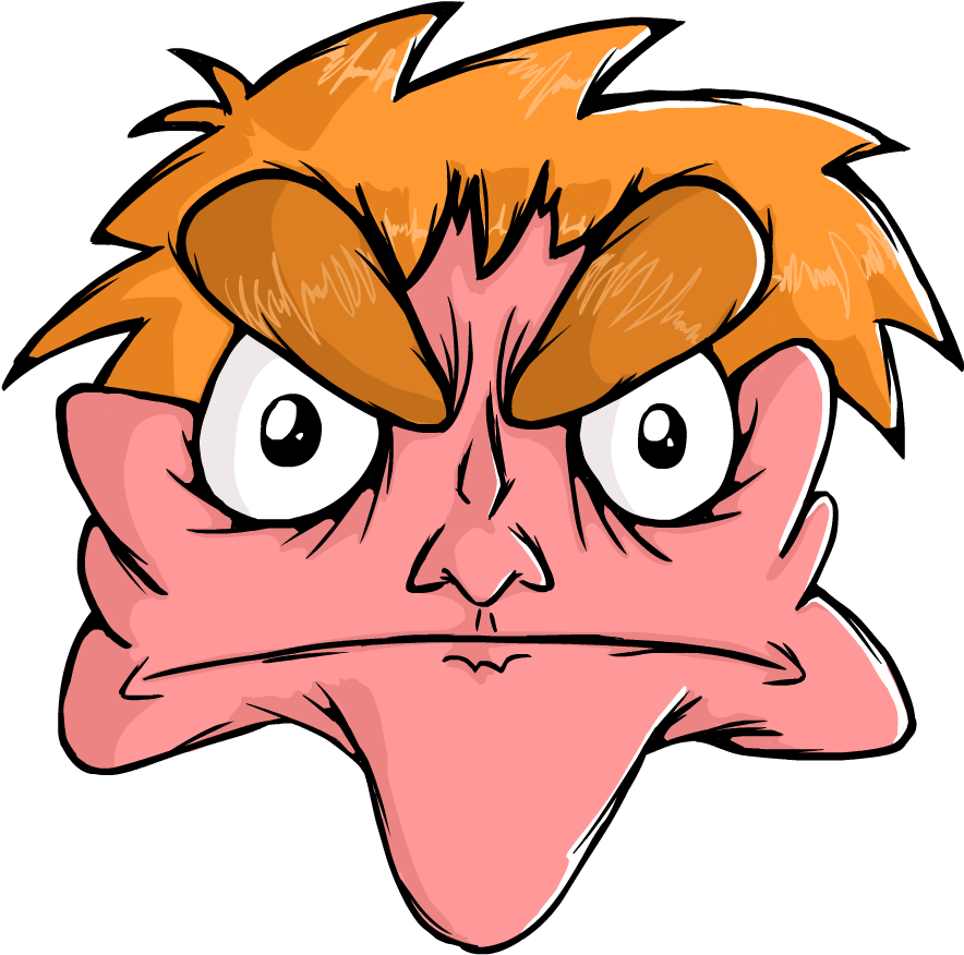 Updated Angry Face By Iheofficial On Clipart Library - Love Everything Ihe - Png Download (906x906), Png Download