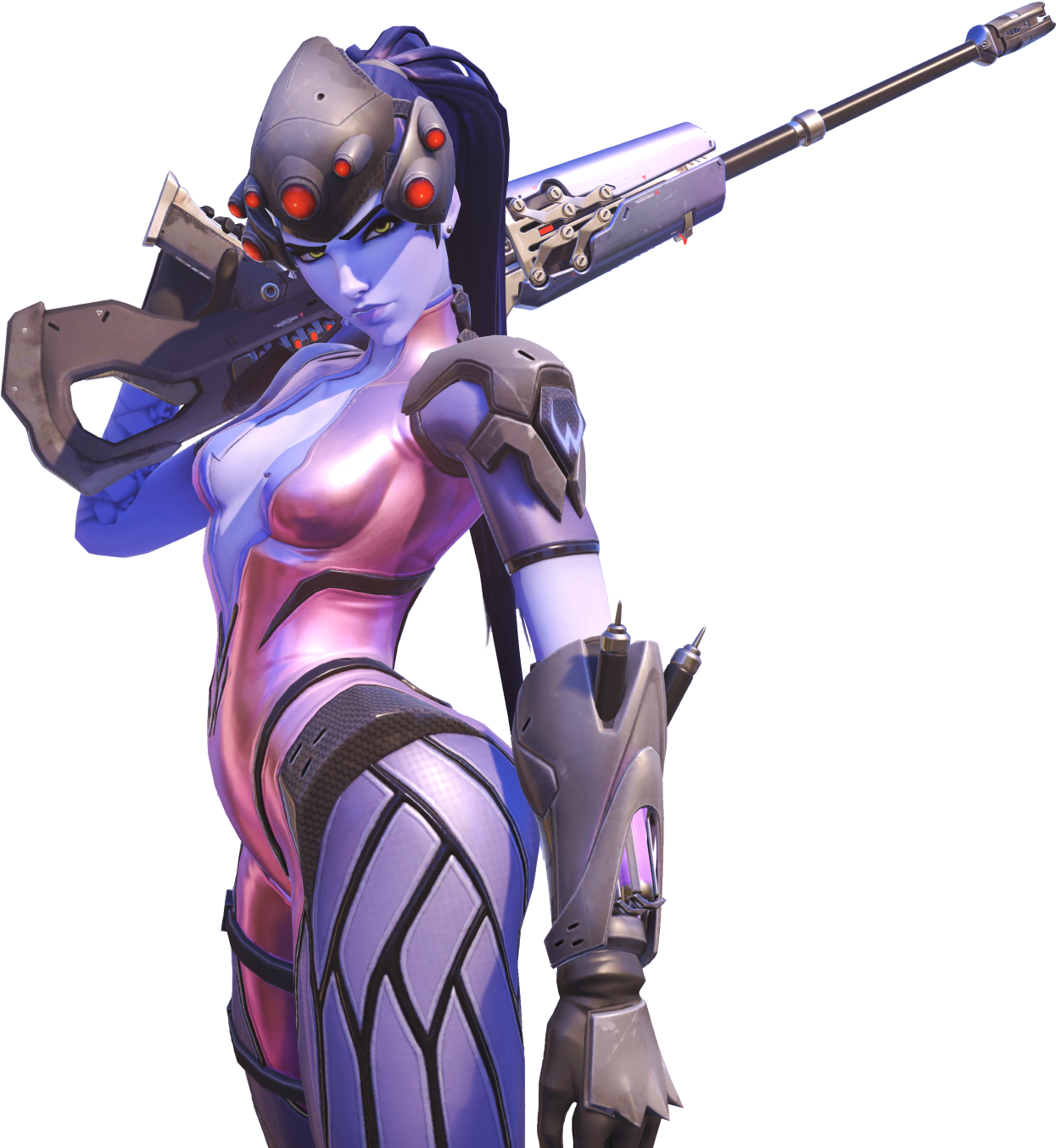 2mib, 1244x1440, Widowmaker[1] - Widowmaker Overwatch Png Clipart (1244x1440), Png Download