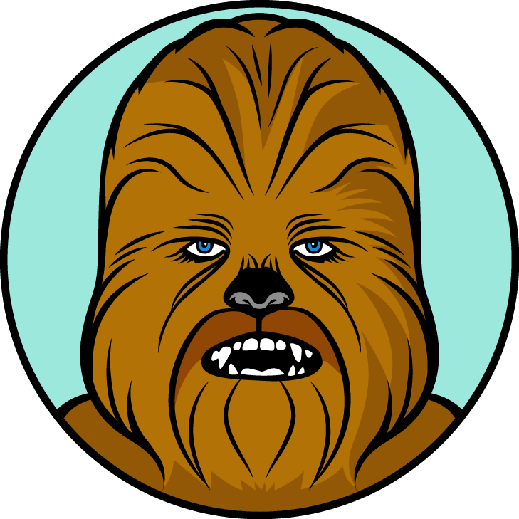 Chewbacca Clipart At Getdrawings - Star Wars Chewbacca Vector - Png Download (729x729), Png Download