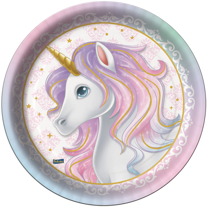 Prato Unicórnio - Prato Unicornio Clipart (900x871), Png Download