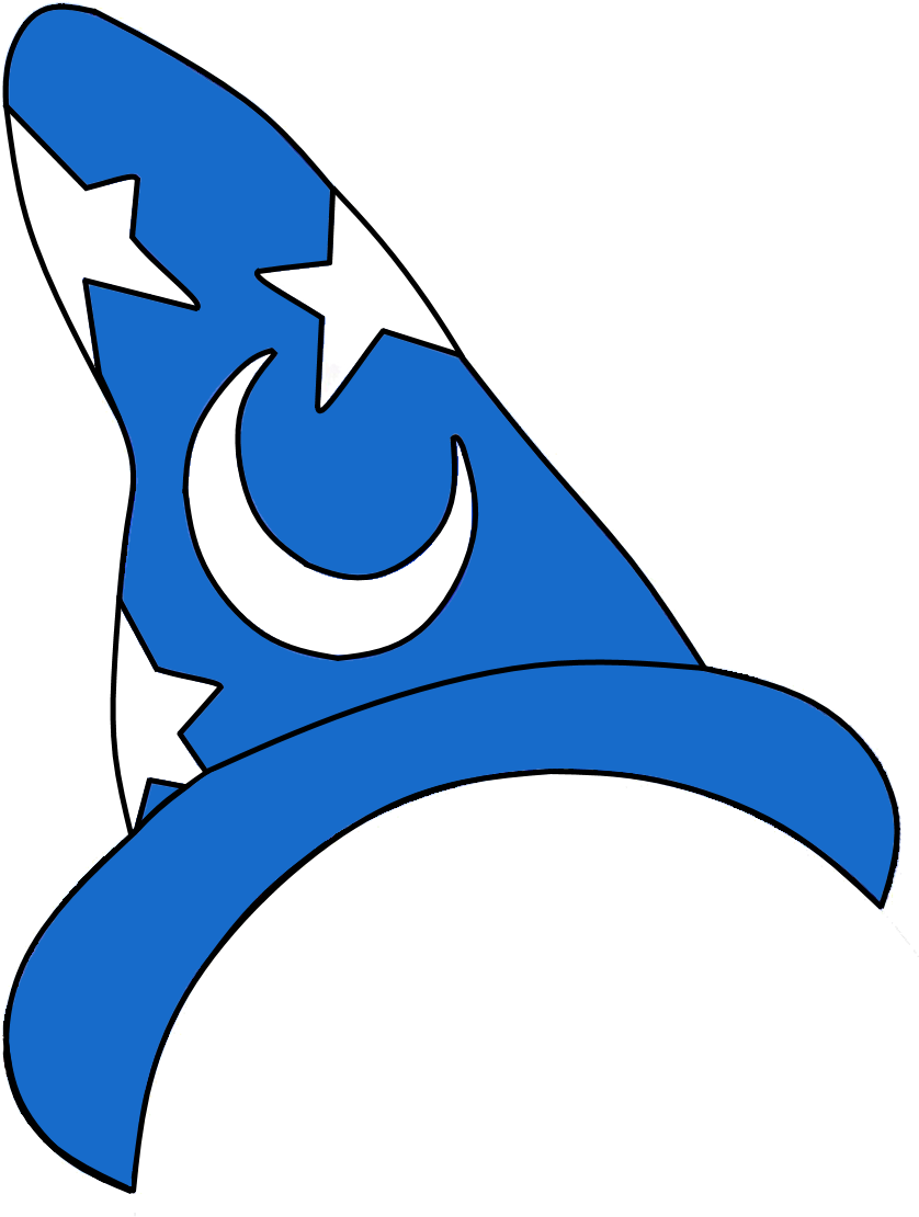 Sorcerer Clipart Sorcerer Hat - Mickey Sorcerer Hat Svg - Png Download (891x1153), Png Download