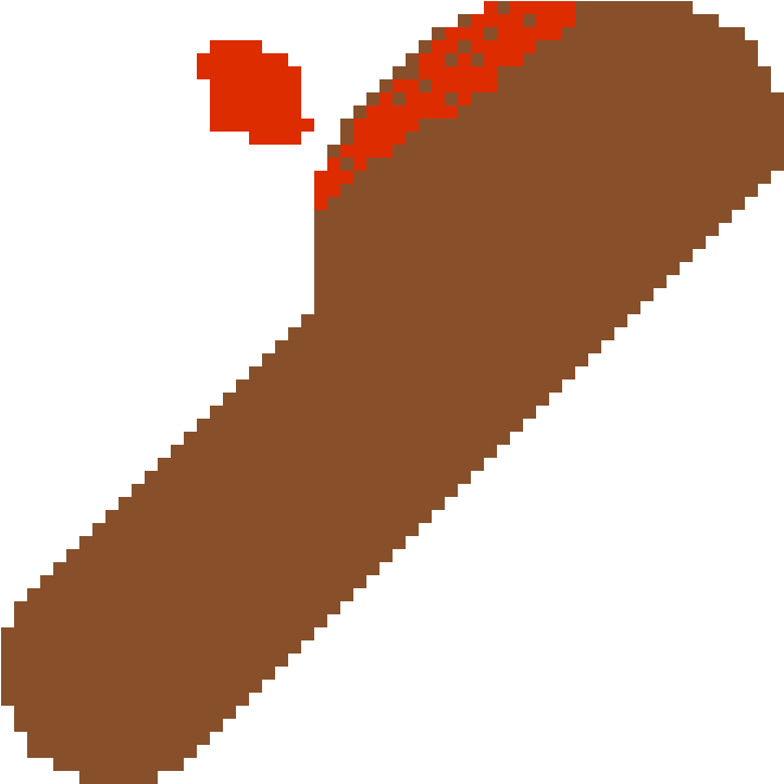 The Bloody Butter Knife - Illustration Clipart (1200x1200), Png Download