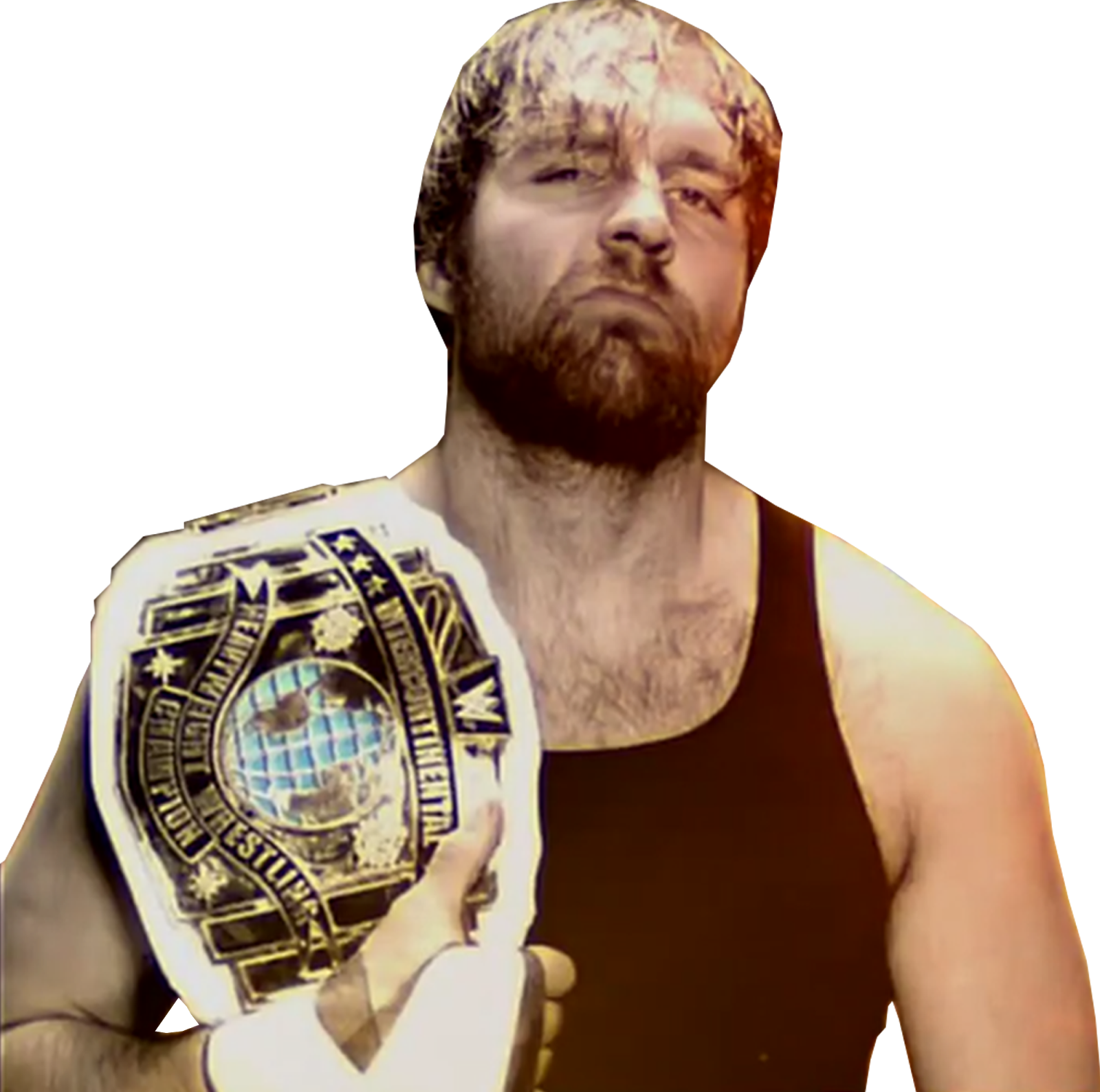 Wwe Dean Ambrose Intercontinental Champion 2017 , Png Clipart (1600x1589), Png Download
