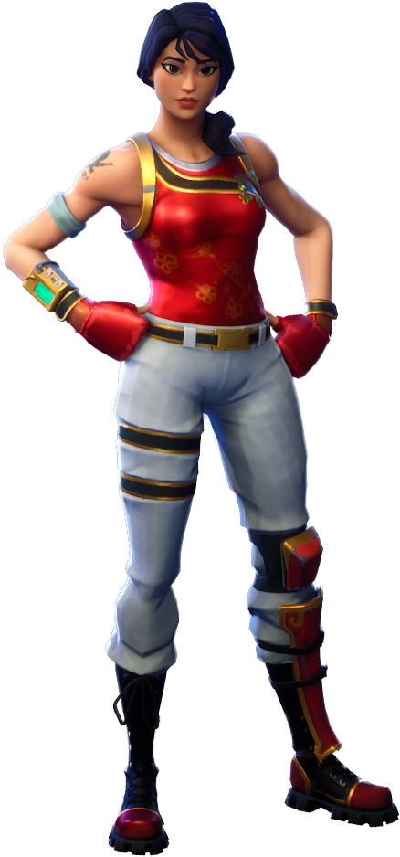 Epic Games, New Art, Scarlet, Battle, Weapons, Weapons - Fortnite Skins Scarlet Defender Clipart (1100x1100), Png Download