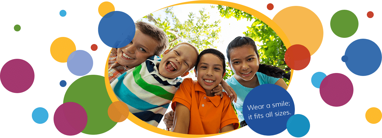 Kids In A Circle - Children Online Pediatric Appointment Concept Clipart (1284x467), Png Download