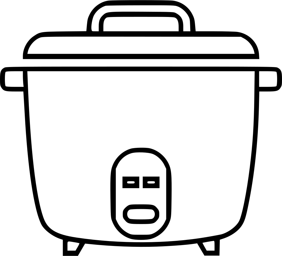 Png File - Rice Cooker Png Drawing Clipart (980x890), Png Download