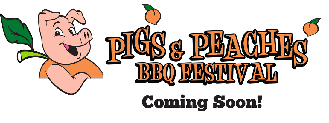 Picture - Pigs And Peaches Clipart (1100x414), Png Download