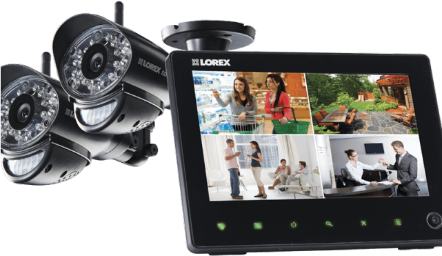 Video Recorder Clipart Motion Picture Camera - Cobra 4d Ultra Hd Ip Nvr System 8 Channel With 4 Outdoor - Png Download (640x480), Png Download