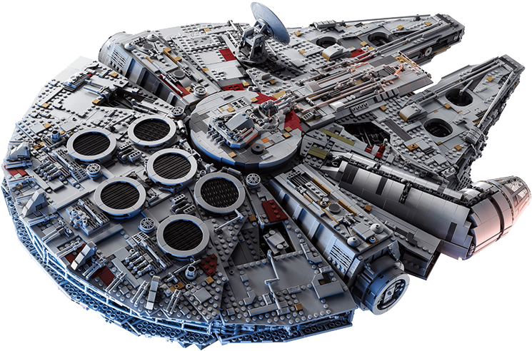 large millennium falcon lego