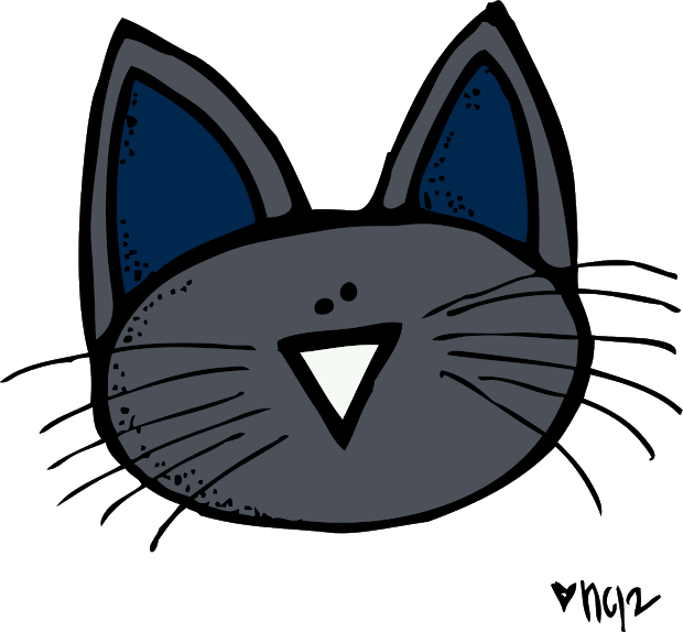 Pete The Cat Free Clip Art - Melonheadz Cat - Png Download (620x574), Png Download