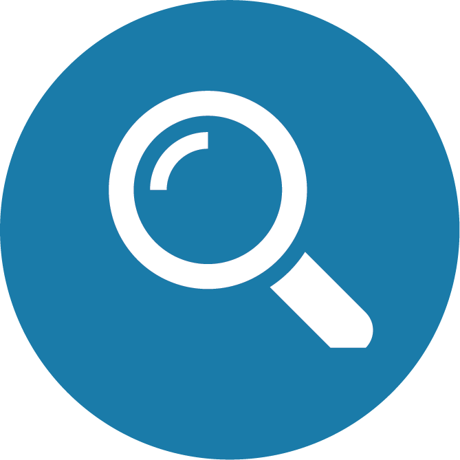 Search Icon Blue Circle Customer Icon Png Clipart Large Size Png 