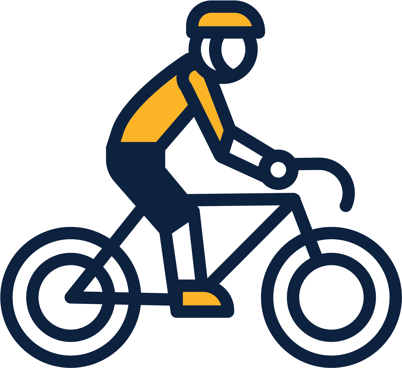 Bicyclist Png - Ride Bicycle Clipart (1667x1667), Png Download