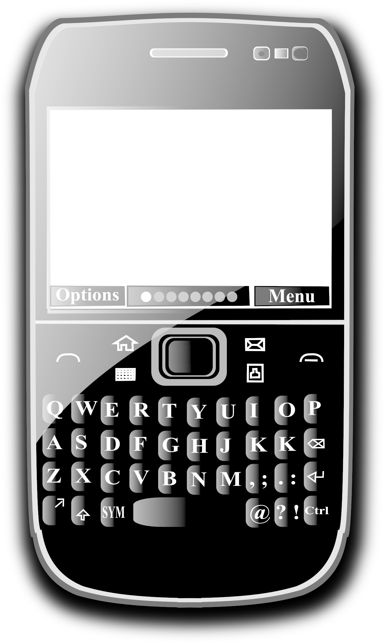This Free Icons Png Design Of Openclipart On Mobile Transparent Png (1697x2400), Png Download
