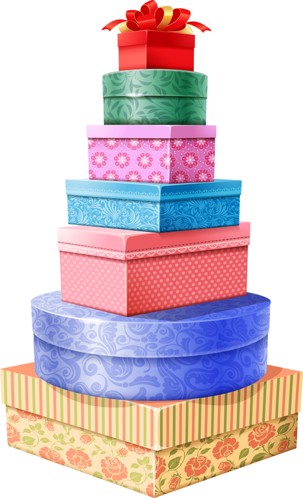 623 X 1024 1 - Tower Of Gifts Clipart - Png Download (623x1024), Png Download