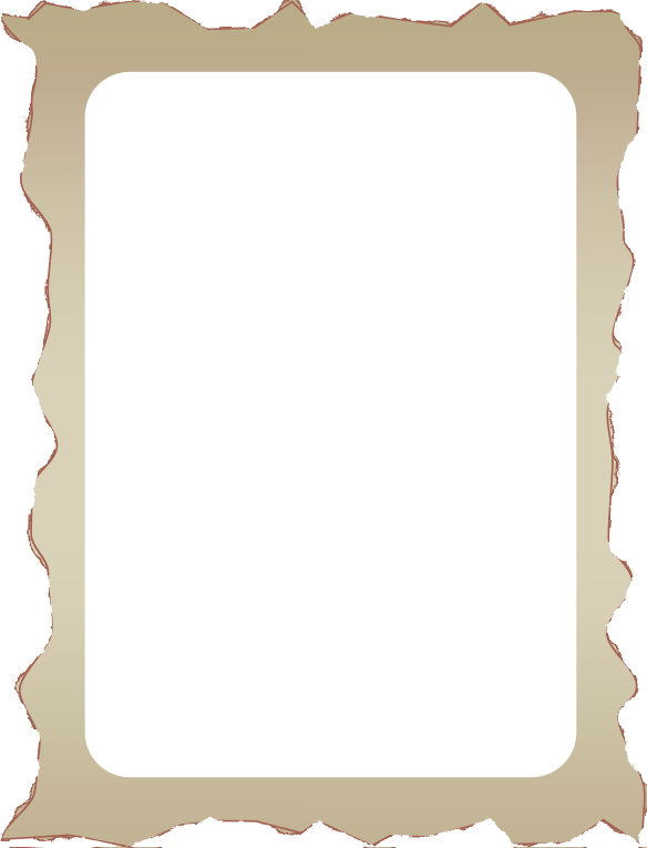 Parchment Clipart Free For Download - Moldura Pergaminho Em Png Transparent Png (584x765), Png Download