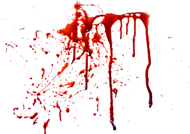 Blood Png Image - Blood Splatter Transparent Hd Clipart (700x600), Png Download