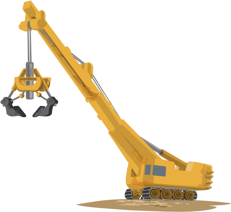 Construction Free Download Png - Crane Clip Art Png Transparent Png (999x704), Png Download