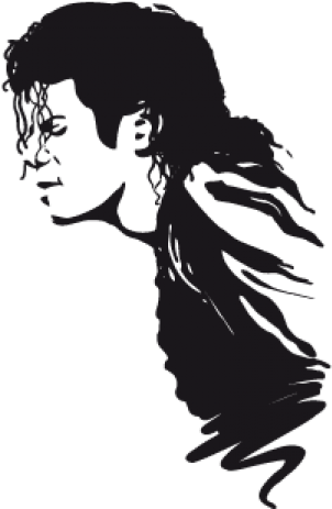 Michael Jackson Clipart Black And White - Michael Jackson Black Art - Png Download (640x480), Png Download