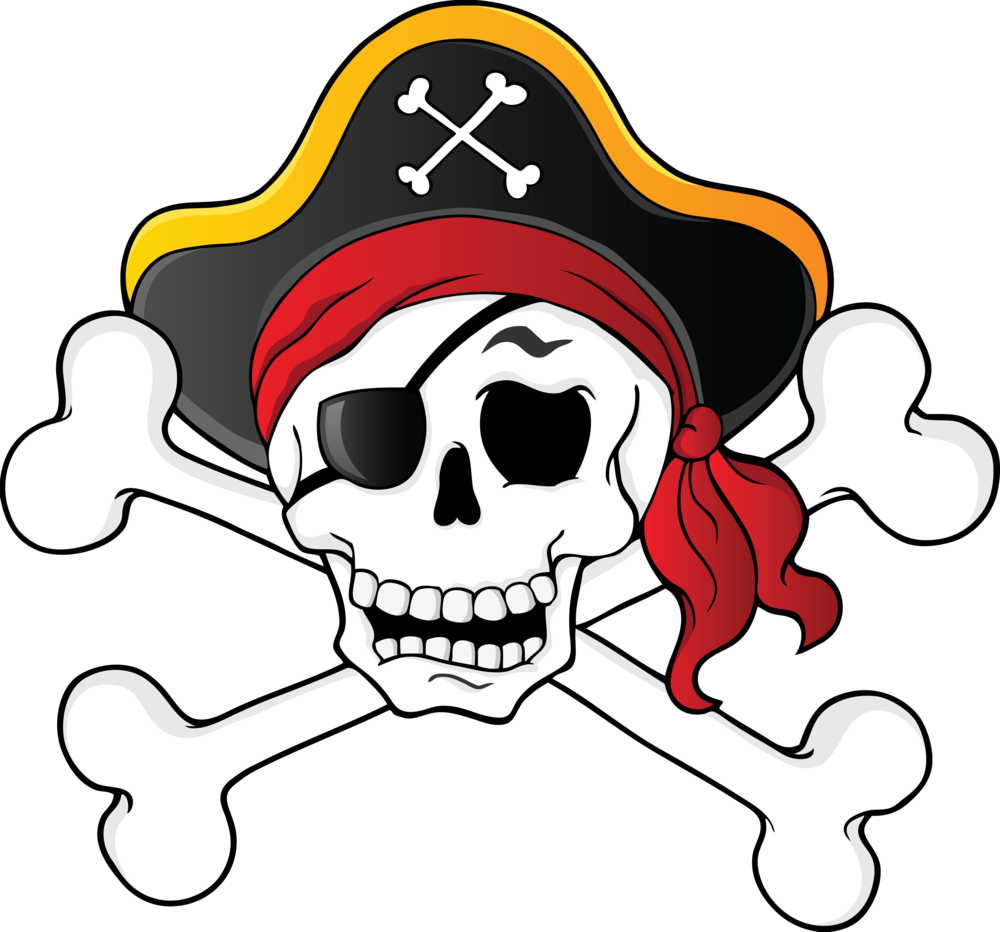 Run A Muk 5k/10k - Pirate Skull Clipart Png Transparent Png (1000x932), Png Download