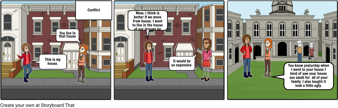 House On Mango Street - Cartoon Clipart (1164x385), Png Download